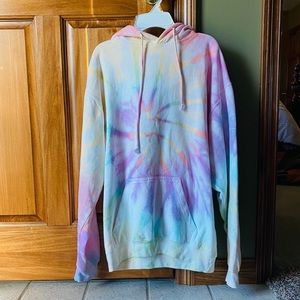 Exist tie die hoodie